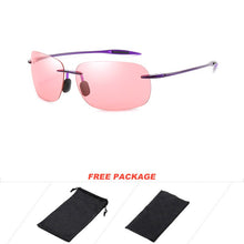 Load image into Gallery viewer, DUBERY Men Rimless Sunglasses Driving Shades Outdoor Sport Fishing Sun Glasses Ultralight  Frame Pochrome Sonnenbrille UV400