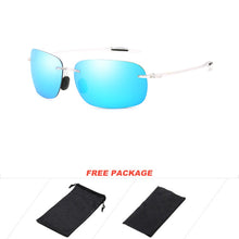 Load image into Gallery viewer, DUBERY Men Rimless Sunglasses Driving Shades Outdoor Sport Fishing Sun Glasses Ultralight  Frame Pochrome Sonnenbrille UV400