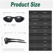 Load image into Gallery viewer, DUBERY Mens Sports Sunglasses Polarized Fishing Driving Sun Glasses Oval Glasses Goggles Male Shades Green Mirror UV Protection