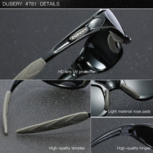 Load image into Gallery viewer, DUBERY Mens Sports Sunglasses Polarized Fishing Driving Sun Glasses Oval Glasses Goggles Male Shades Green Mirror UV Protection