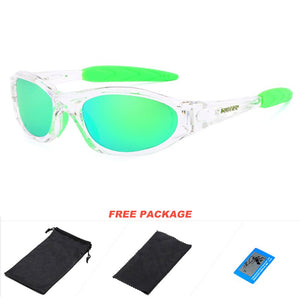 DUBERY Mens Sports Sunglasses Polarized Fishing Driving Sun Glasses Oval Glasses Goggles Male Shades Green Mirror UV Protection