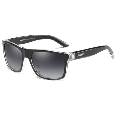 DUBERY Square Polarized Sunglasses Men Eyewear Mirrored Retro Woman Shades UV400 Protection Driving Sports Goggle