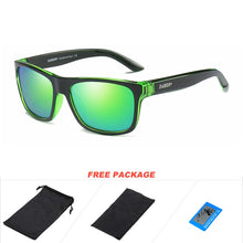 Load image into Gallery viewer, DUBERY  Square Polarized Sunglasses Men  Green Mirror Shades Male UV Protection Driving Sport Sun Glasses for Men