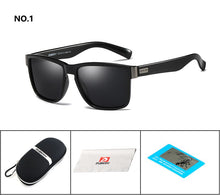 Carica l'immagine nel visualizzatore di Gallery, DUBERY Spuare Mirror Summer Brand Design Polarized Sunglasses Men Driver Shades Coating Fashion Square Male Summer UV400 Oculos