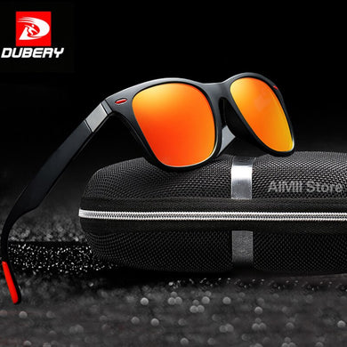 DUBERY Women Men Sport Cat Eye Sunglasses Eyewear Polarized Sunglasses for Man Fishing Travel Driving Sun Glasses 4195