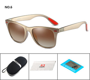 DUBERY Women Men Sport Cat Eye Sunglasses Eyewear Polarized Sunglasses for Man Fishing Travel Driving Sun Glasses 4195