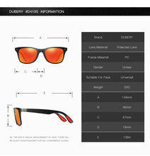 Load image into Gallery viewer, DUBERY Women Men Sport Cat Eye Sunglasses Eyewear Polarized Sunglasses for Man Fishing Travel Driving Sun Glasses 4195