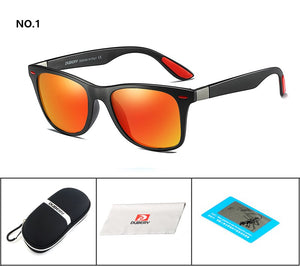 DUBERY Women Men Sport Cat Eye Sunglasses Eyewear Polarized Sunglasses for Man Fishing Travel Driving Sun Glasses 4195