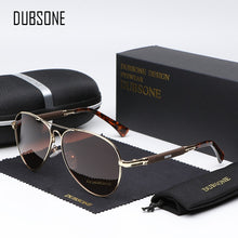 Carica l&#39;immagine nel visualizzatore di Gallery, DUBSONE 2023 Tendenza di Qualità In Lega di Titanio Occhiali Da Sole da Uomo Occhiali Da Sole Polarizzati Donne Pilota Specchio Occhiali Oculos de sol