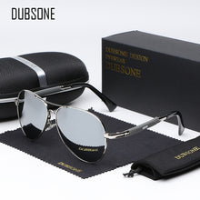 Carica l&#39;immagine nel visualizzatore di Gallery, DUBSONE 2023 Tendenza di Qualità In Lega di Titanio Occhiali Da Sole da Uomo Occhiali Da Sole Polarizzati Donne Pilota Specchio Occhiali Oculos de sol