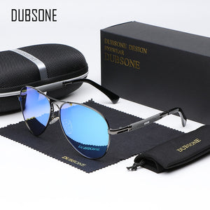 DUBSONE 2023 Tendenza di Qualità In Lega di Titanio Occhiali Da Sole da Uomo Occhiali Da Sole Polarizzati Donne Pilota Specchio Occhiali Oculos de sol