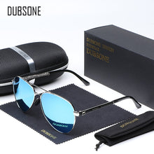 Load image into Gallery viewer, DUBSONE Design Titanium Alloy Sunglasses Polarized Men&#39;s Sun Glasses Women Pilot Gradient Eyewear Mirror Shades Oculos De Sol