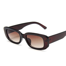 Load image into Gallery viewer, DYTYMJ-Gafas De Sol rectangulares con montura pequeña para mujer, anteojos De Sol femeninos con gradiente, a la moda, De Color caramelo