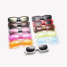Load image into Gallery viewer, DYTYMJ-Gafas De Sol rectangulares con montura pequeña para mujer, anteojos De Sol femeninos con gradiente, a la moda, De Color caramelo