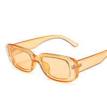 Load image into Gallery viewer, DYTYMJ-Gafas De Sol rectangulares con montura pequeña para mujer, anteojos De Sol femeninos con gradiente, a la moda, De Color caramelo