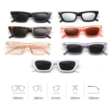 Carica l'immagine nel visualizzatore di Gallery, New Cat Eye Sunglasses Women Fashion Mirror Sunglasses for Women Luxury Gafas De Sol Mujer 2022 Retro Cateye Shades Women