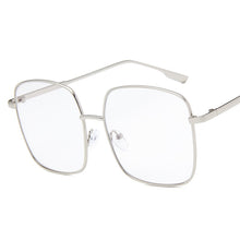 Load image into Gallery viewer, DYTYMJ Oversized  Metal Glasses Frames for Women Anti Blue Light Glasses Frame Alloy Eyeglasses Frames Women Computer Glasses