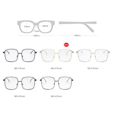Load image into Gallery viewer, DYTYMJ Oversized  Metal Glasses Frames for Women Anti Blue Light Glasses Frame Alloy Eyeglasses Frames Women Computer Glasses