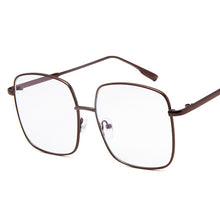 Load image into Gallery viewer, DYTYMJ Oversized  Metal Glasses Frames for Women Anti Blue Light Glasses Frame Alloy Eyeglasses Frames Women Computer Glasses