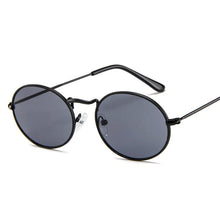 Load image into Gallery viewer, Retro Alloy Sunglasses Women Metal Round Sunglasses Women Vintage Oval Sun Glasses for Men Luxury Designer Gafas De Sol