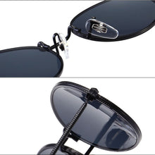 Load image into Gallery viewer, Retro Alloy Sunglasses Women Metal Round Sunglasses Women Vintage Oval Sun Glasses for Men Luxury Designer Gafas De Sol