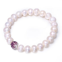 Load image into Gallery viewer, 8-9mm / 10-11mm Pearl Vintage Bracelet Elastic Bohemian Style Co Casual Trendy Bracelet