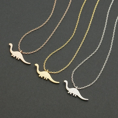 One Piece Apatosaurus Dinosaur Necklace Charm necklace Jewelry Necklace For Women Girl Gift