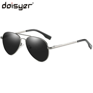 Daisyer 2023 style  gold classic design polarized sunglasses for mens