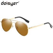 Load image into Gallery viewer, Daisyer 2023 style  gold classic design polarized sunglasses for mens