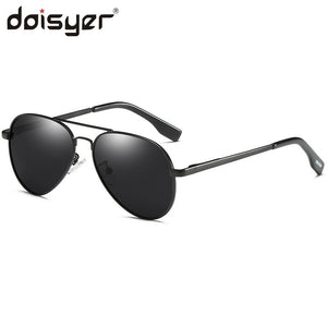 Daisyer 2023 style  gold classic design polarized sunglasses for mens