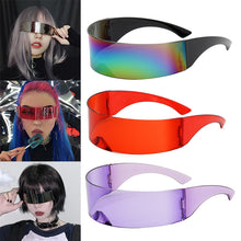 Load image into Gallery viewer, Dance Prom Party Glasses High Technology Sunglasses Future Design Eyeglasses Camera Props Bar Night Club Cool Mask Face Decor