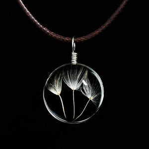 Dandelion Pendant Necklace Men/Women Chain Fashion Long Necklaces 2018 Crystal/Statement/Long Necklaces & Pendants