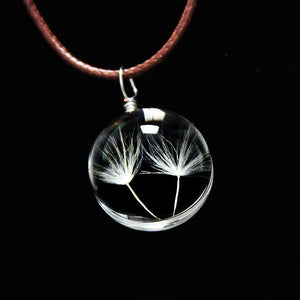 Dandelion Pendant Necklace Men/Women Chain Fashion Long Necklaces 2018 Crystal/Statement/Long Necklaces & Pendants