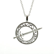 Carica l&#39;immagine nel visualizzatore di Gallery, Dark Souls III Blade of the Darkmoon Pendant - Dark Souls 3 - Covenant Dark Souls Necklace Dark Souls 3 Sword pendant