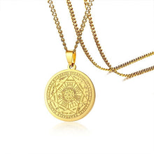 Carica l&#39;immagine nel visualizzatore di Gallery, Dawapara 7 Archangels Sigil Charm Necklaces For Men  Archangels Sigil Necklaces Pentacle Magic Amulet Protection Talisman