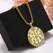 Carica l&#39;immagine nel visualizzatore di Gallery, Dawapara 7 Archangels Sigil Charm Necklaces For Men  Archangels Sigil Necklaces Pentacle Magic Amulet Protection Talisman