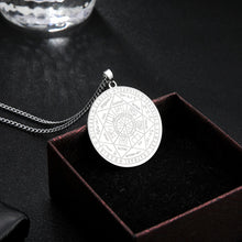 Carica l&#39;immagine nel visualizzatore di Gallery, Dawapara 7 Archangels Sigil Charm Necklaces For Men  Archangels Sigil Necklaces Pentacle Magic Amulet Protection Talisman