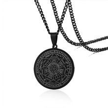 Carica l&#39;immagine nel visualizzatore di Gallery, Dawapara 7 Archangels Sigil Charm Necklaces For Men  Archangels Sigil Necklaces Pentacle Magic Amulet Protection Talisman