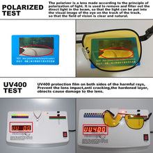 Load image into Gallery viewer, Day Night Vision Aviation Safety Driving Photochromic Sunglasses Men Polarized Chameleon Sun glasses oculos de sol masculino