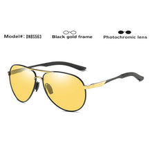 Load image into Gallery viewer, Day Night Vision Aviation Safety Driving Photochromic Sunglasses Men Polarized Chameleon Sun glasses oculos de sol masculino
