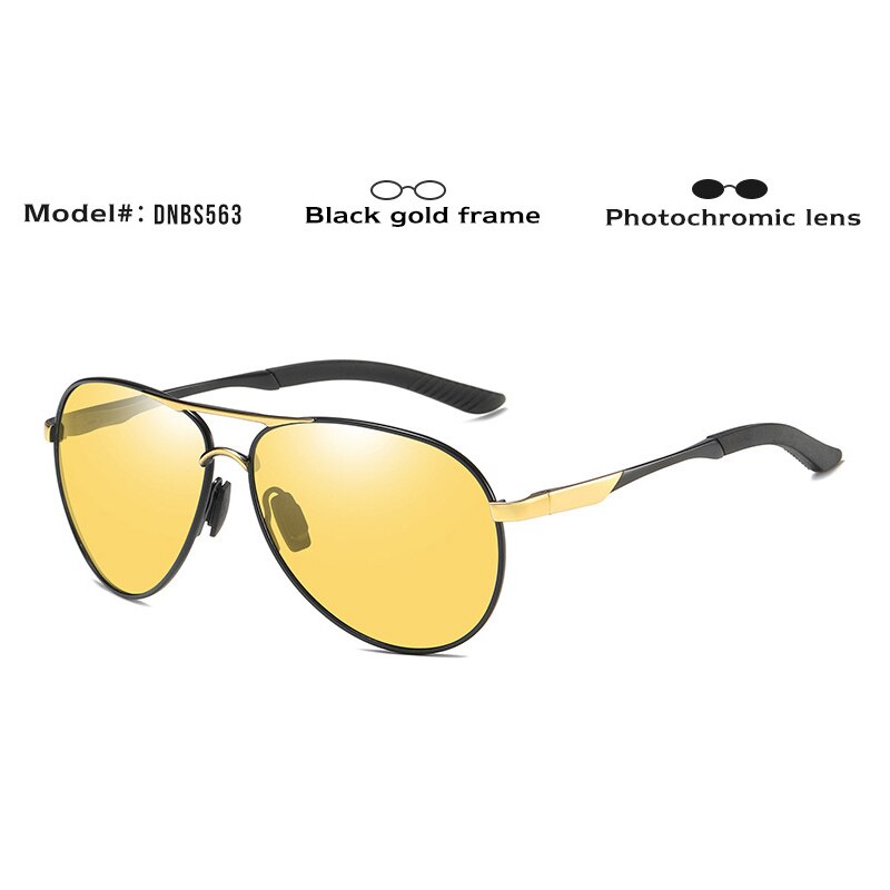 Day Night Vision Aviation Safety Driving Photochromic Sunglasses Men Polarized Chameleon Sun glasses oculos de sol masculino