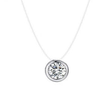 Load image into Gallery viewer, Dazzling Zircon Necklace Invisible Transparent Fishing Line Simple Pendant Necklace Jewelry for women party