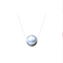 Load image into Gallery viewer, Dazzling Zircon Necklace Invisible Transparent Fishing Line Simple Pendant Necklace Jewelry for women party