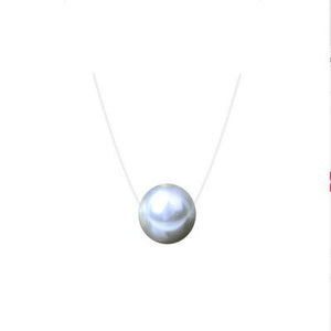 Dazzling Zircon Necklace Invisible Transparent Fishing Line Simple Pendant Necklace Jewelry for women party
