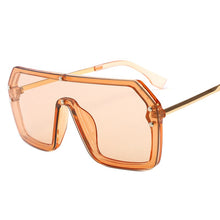 Load image into Gallery viewer, De lujo de los hombres y las mujeres con marco grande de la marca de diseñador de Plaza de F Carta gafas de sol Retro UV400 mujeres gafas de sol