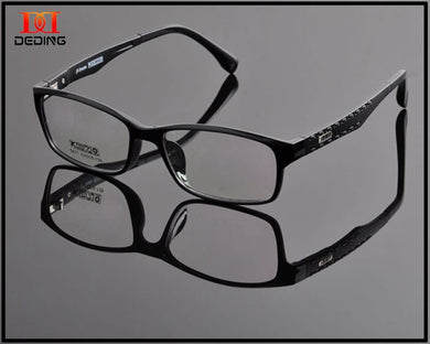 DeDing Super Light TR90 Plastic Square Optical Eyewear Frames Clear Lens Glasses DD0909