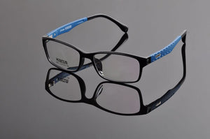DeDing Super Light TR90 Plastic Square Optical Eyewear Frames Clear Lens Glasses DD0909