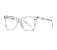 Carica l&#39;immagine nel visualizzatore di Gallery, Decorative Glasses Purple Computer Glasses Frame Women Eyeglasses Square Anti Blue Light Female Oversized Women&#39;s Glasses 2022