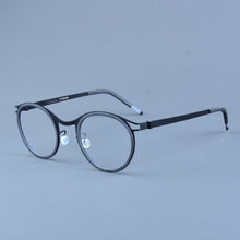 Load image into Gallery viewer, Denmark Brand 9733 Titanium Glasses Frame Men Ultralight Screwless Women Eyeglasses Spectacles Prescription Eyewear 2023 New