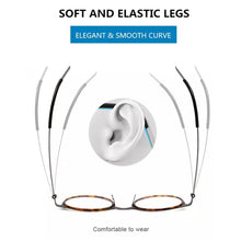 Load image into Gallery viewer, Denmark Brand 9733 Titanium Glasses Frame Men Ultralight Screwless Women Eyeglasses Spectacles Prescription Eyewear 2023 New